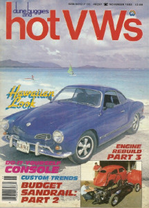 DUNE BUGGIES & HOT VW'S 1983 NOV - CUSTOM CONSOLE, NEW GOLF & RABBIT